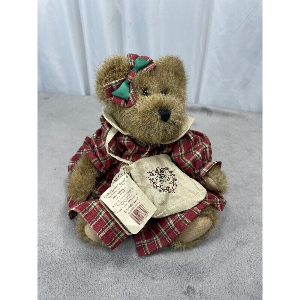 Boyds Bears Aimee Warmheart Teddy Bear Forever Friends Bag Stuffed Plush Toy